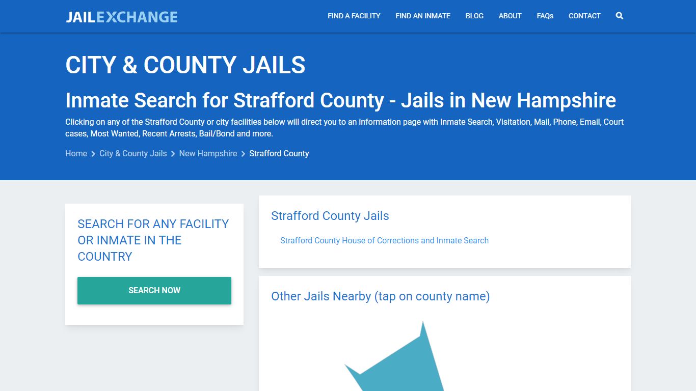Inmate Search for Strafford County | Jails in New Hampshire - Jail Exchange